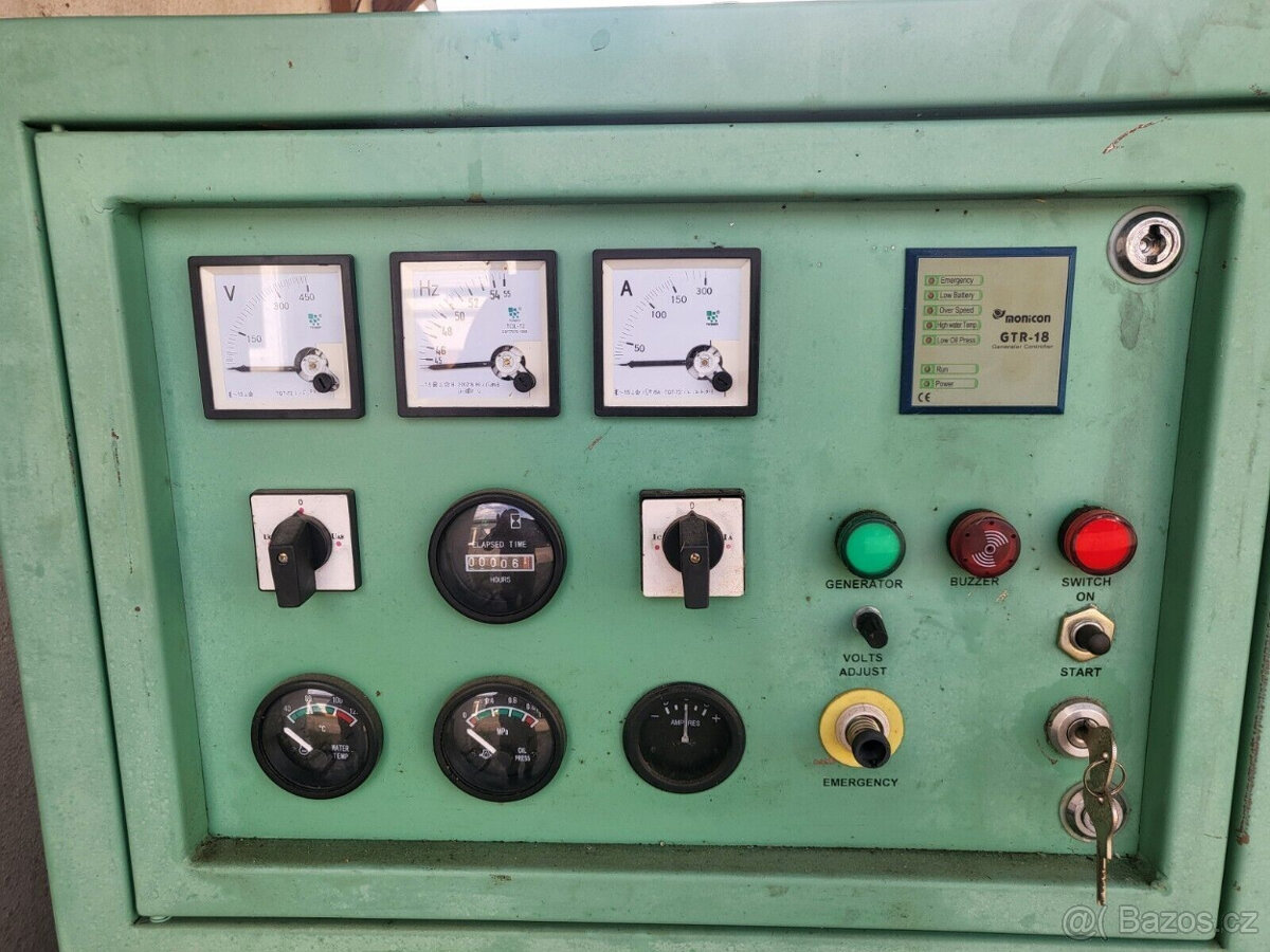 Generátor, naftový, motor Deutz, 6 provozních hodin