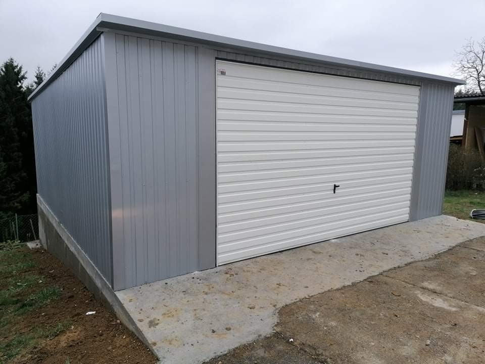 Plechová garáž 5x6m