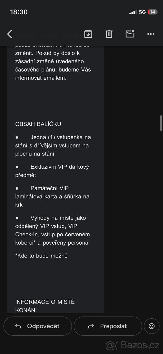 Katy Perry Vip stání