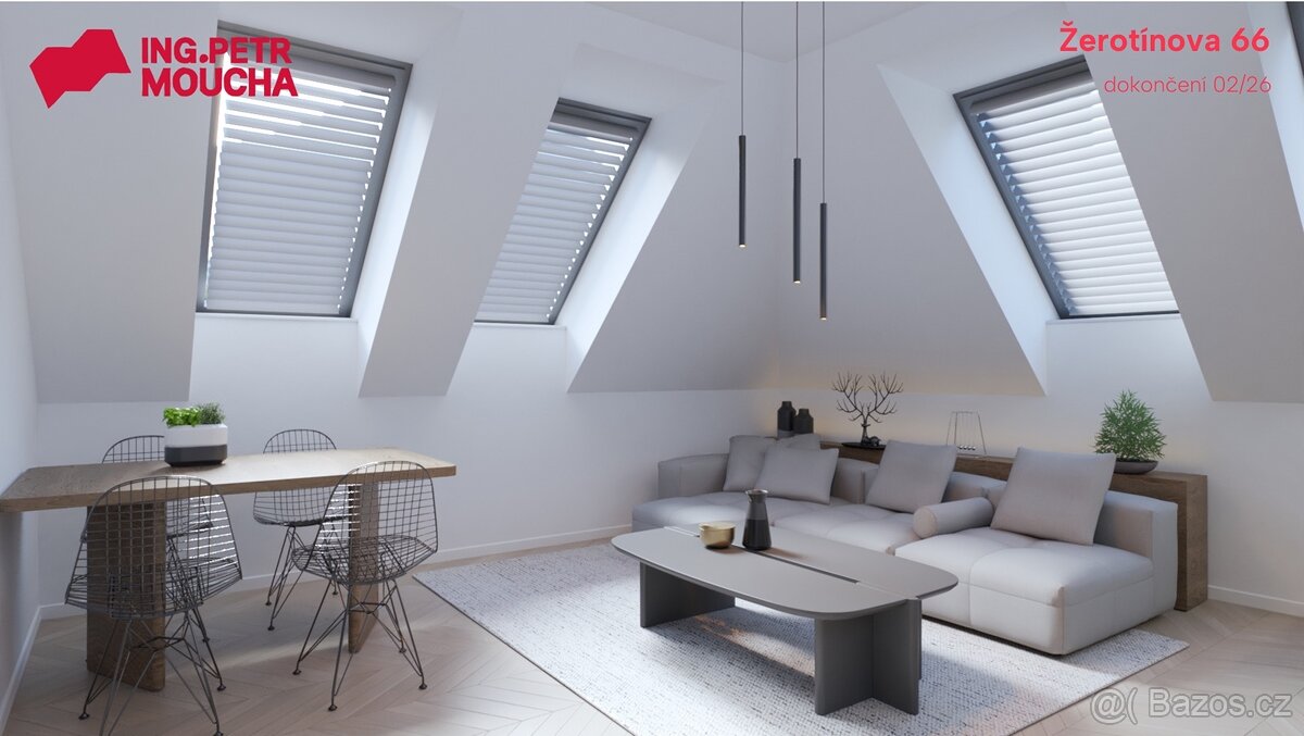 Prodej bytu 2+kk 51,5 m² Žerotínova, Praha - Žižkov