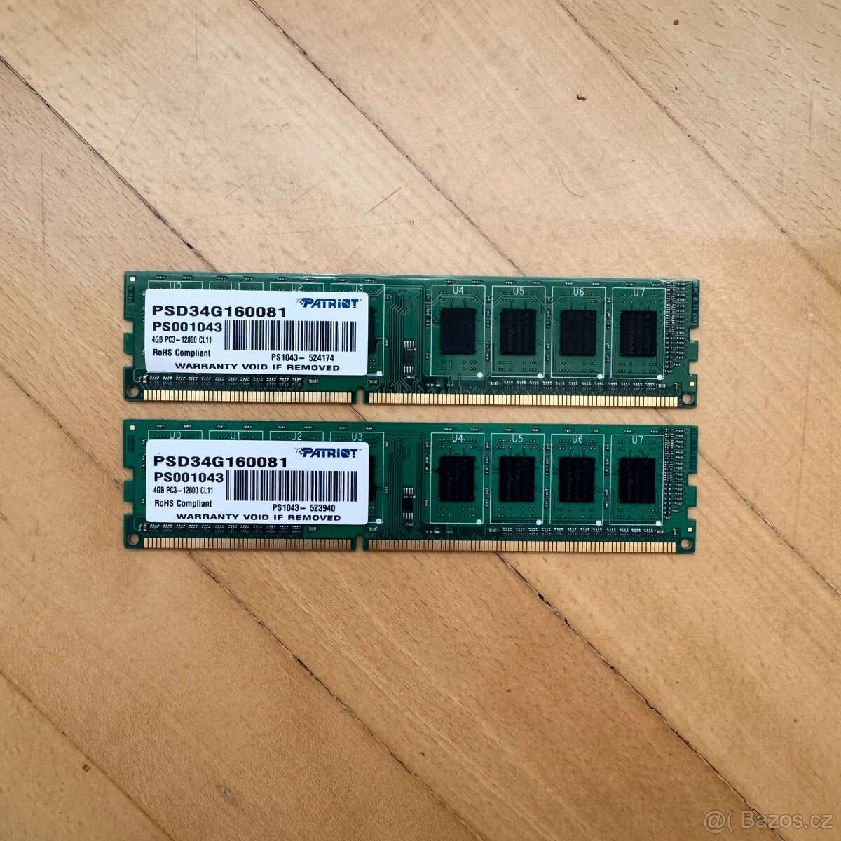 Patriot Signature 8GB KIT (2x 4GB) DDR3-1600MHz DIMM CL11