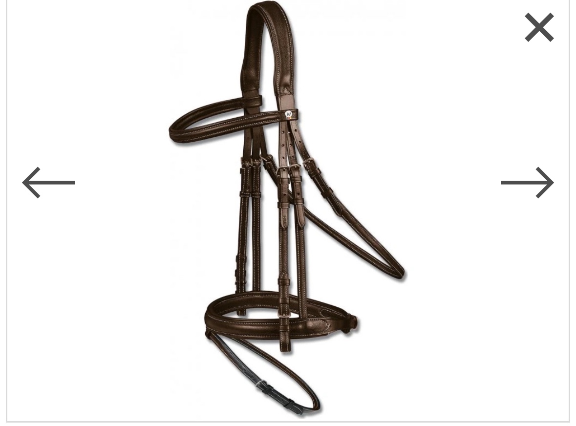 Uzdečka WALDHAUSEN X-Line Supersoft hneda