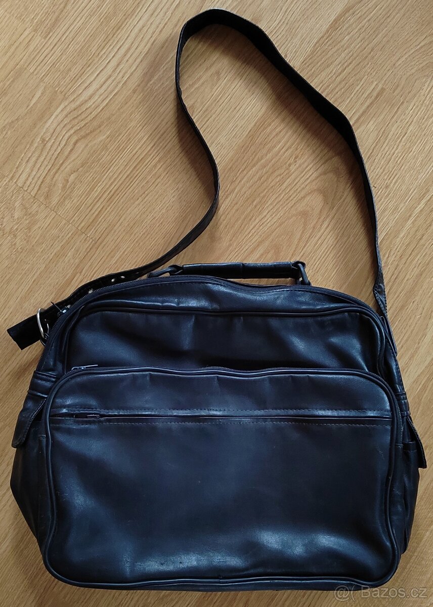 Kožená taška, taška na notebook, polstrovaná taška