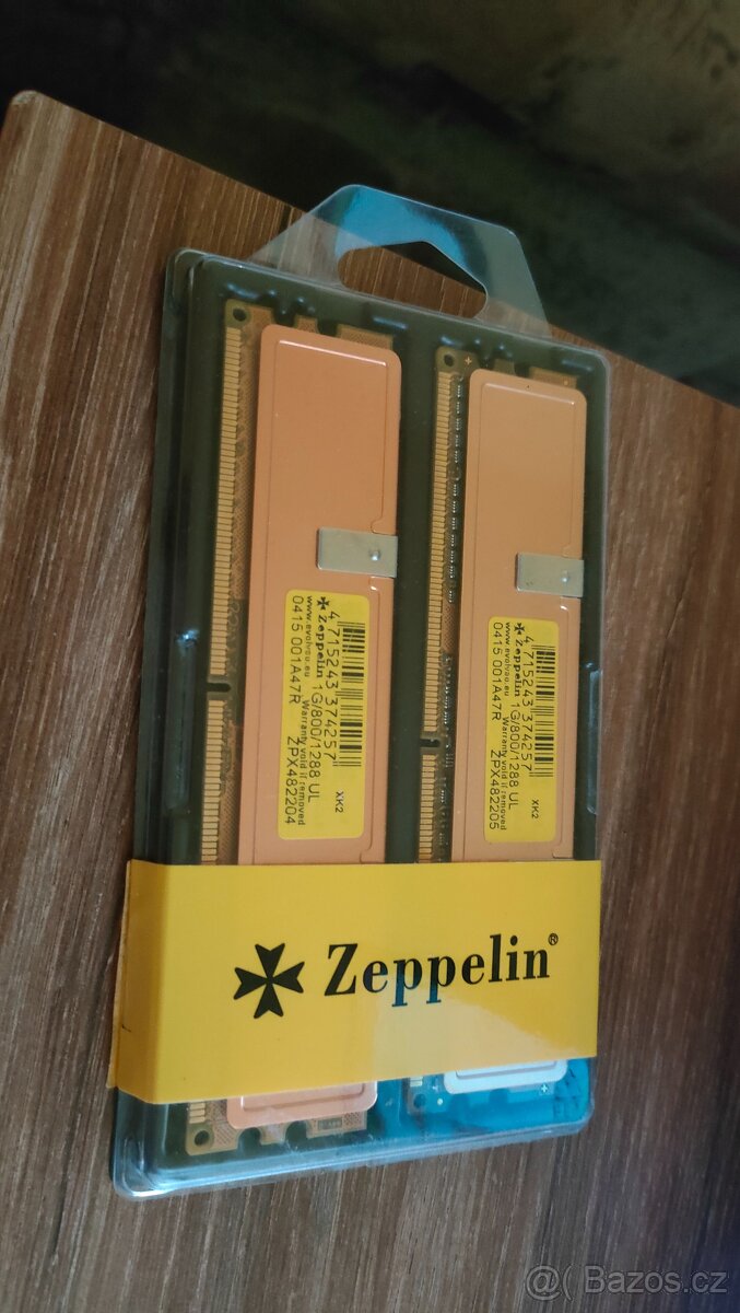 Ddr2 Zepelin Starší pc paměti POUZE OSOBNI PREVZETI