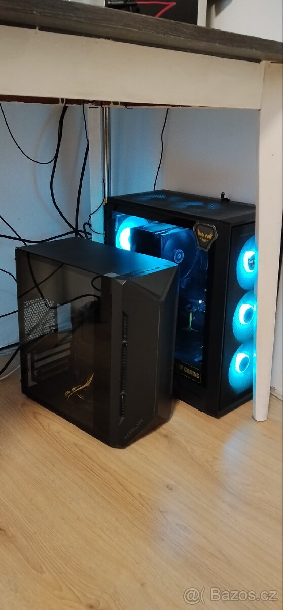 Herní mini PC skříň mATX, micro ATX se zdrojem