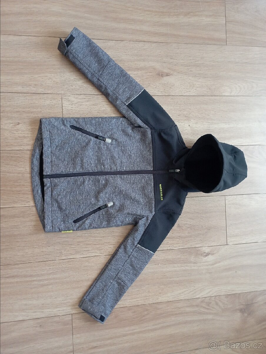 Sedo- černá softshellová bunda,northville,vel 128