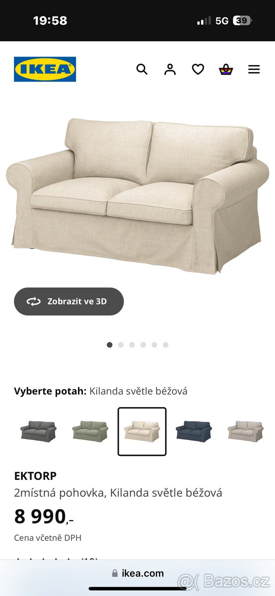 Sedačka Ikea