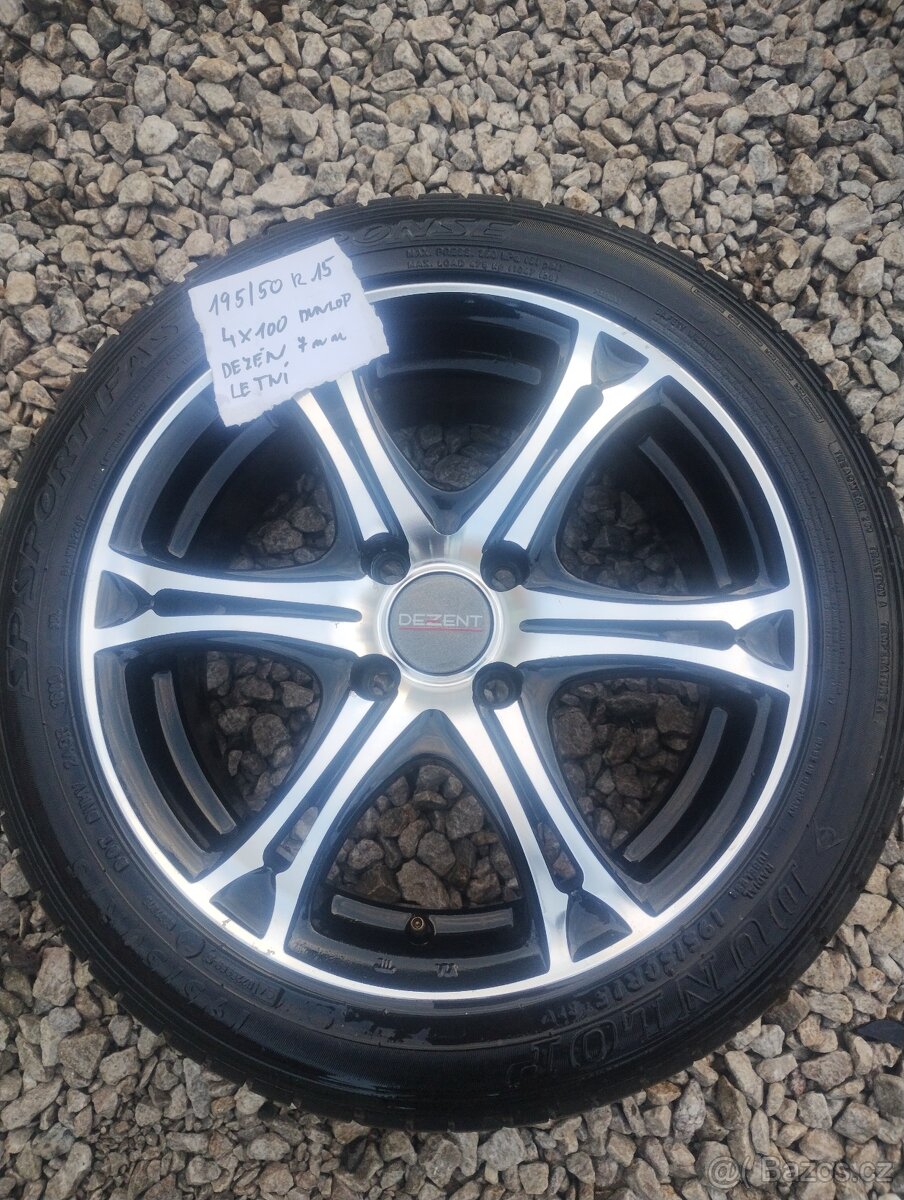Elektrony kola 195/55 r15 Letní