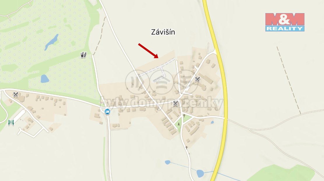 Prodej pozemku k bydlení v Zádubu-Závišíně