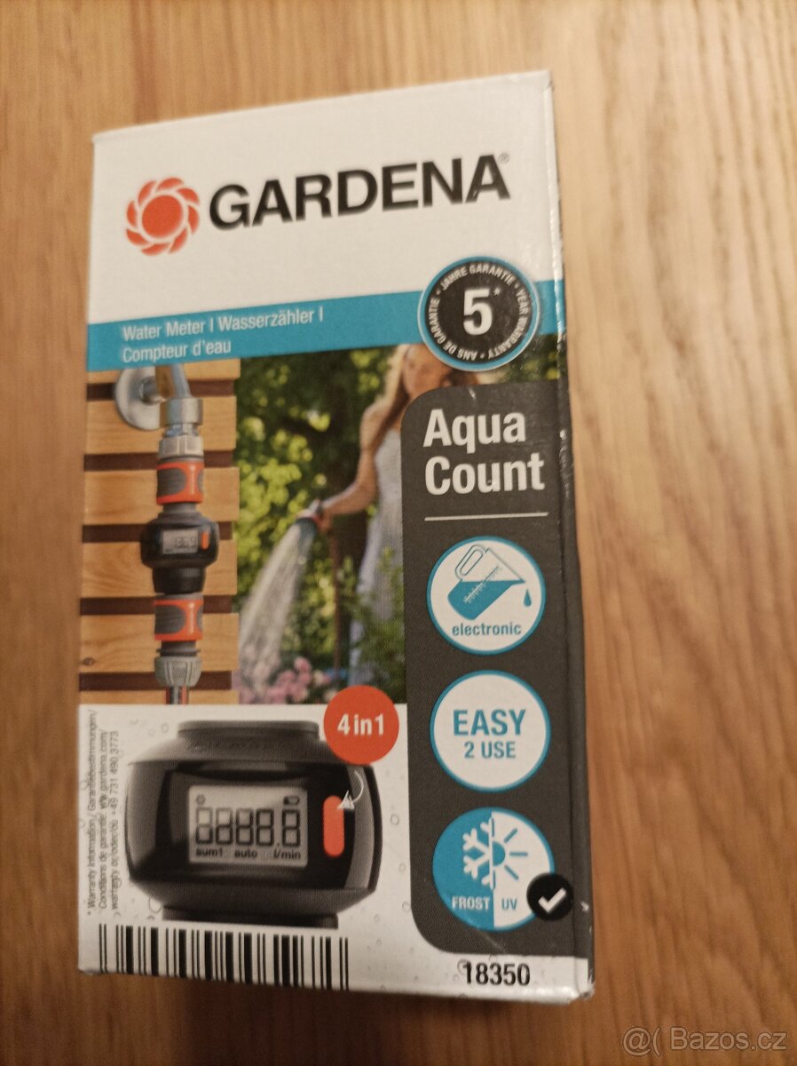 Zahradní digitální průtokoměr Gardena