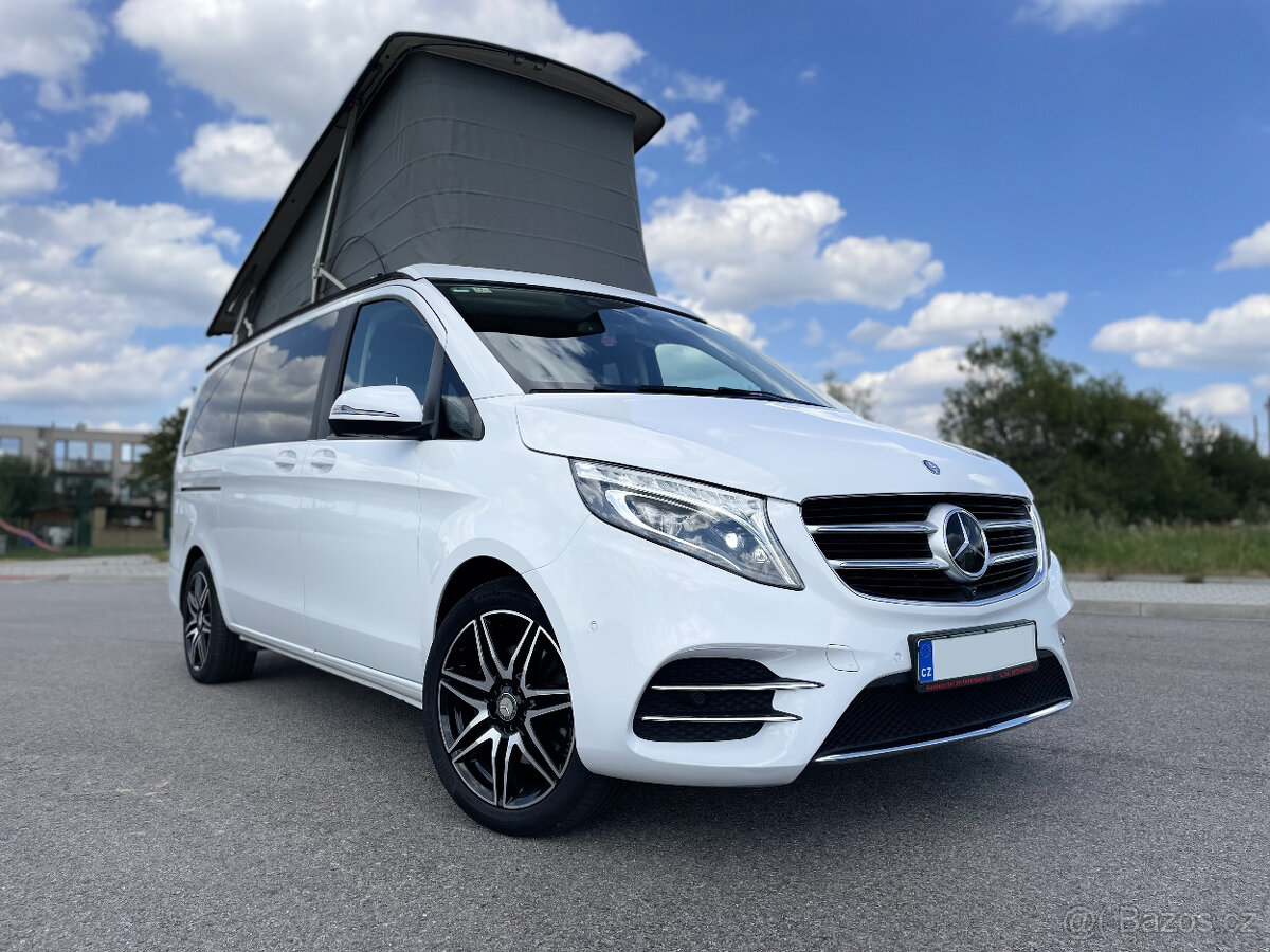 Mercedes V250d Marco Polo, AMG, kuchyně, tažné, 2017, 59 tkm