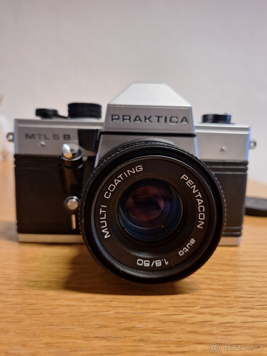 Prodám fotoaparát Praktica MTL5B + Pentacon 1,8/50mm