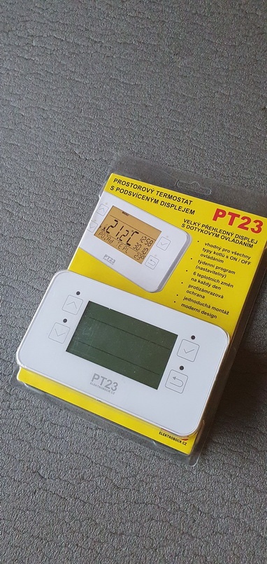 Prodám PROSTOROVÝ TERMOSTAT PT23