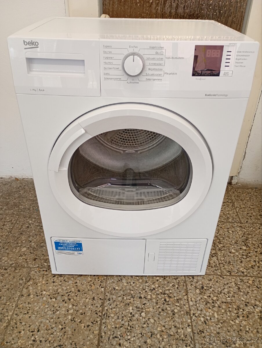 Slim sušička prádla  s tepelným čerpadlem Beko