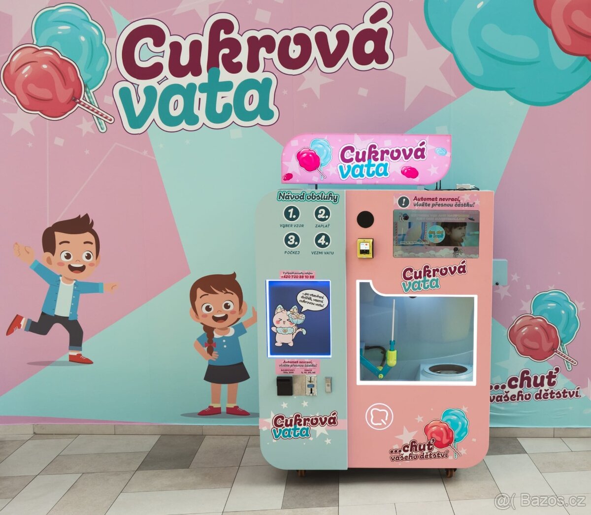 Automat na výrobu cukrové vaty - pasivní příjem