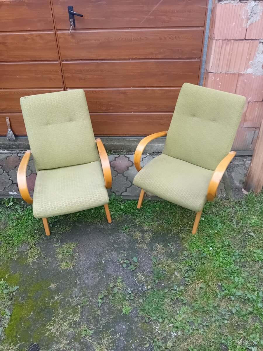 Retro křesla Brusel