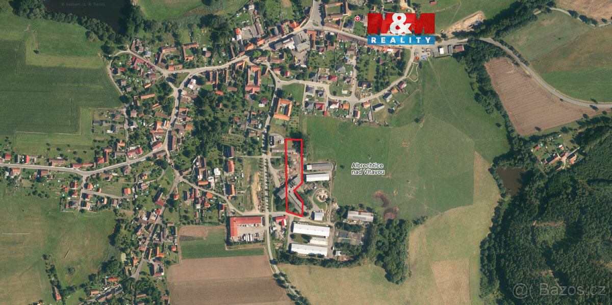 Prodej komerčního pozemku, 6003 m², Albrechtice nad Vltavou