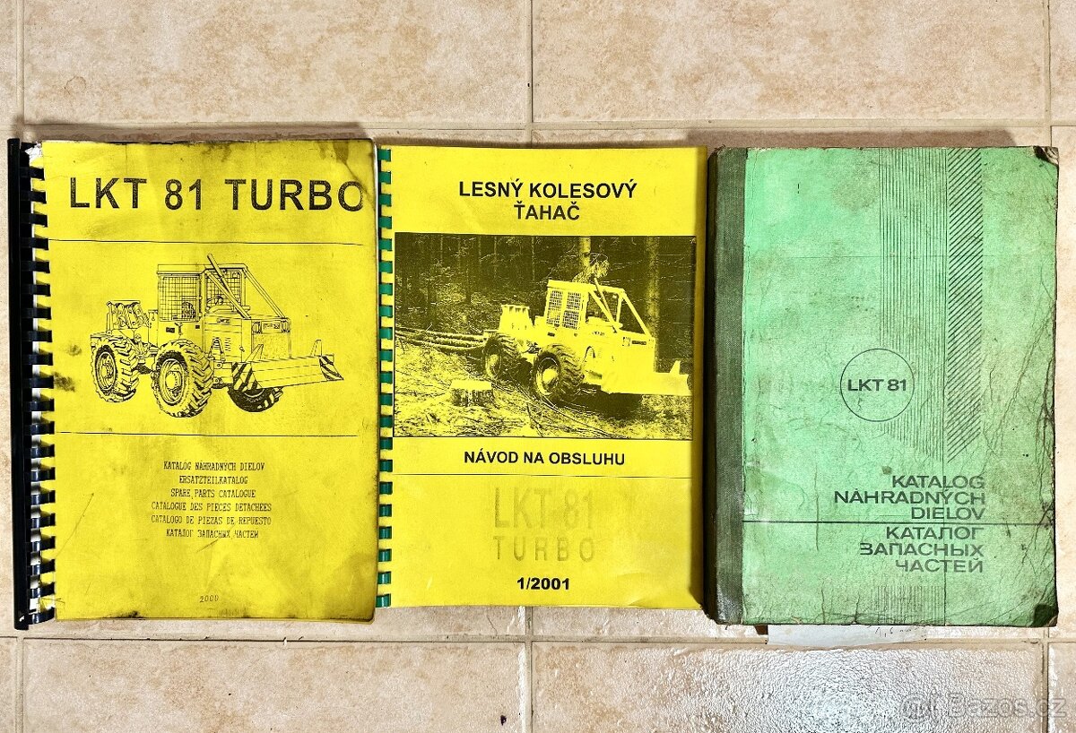 LKT ZETOR-NÁVOD NA OBSLUHU-DÍLENSKÁ PŘÍRUČKA-KATALÓG DÍLU