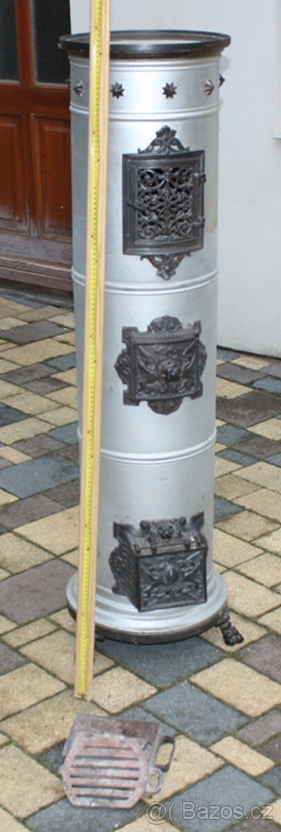 Kamna Vídeňská, kolem roku 1890, americká kamna americké