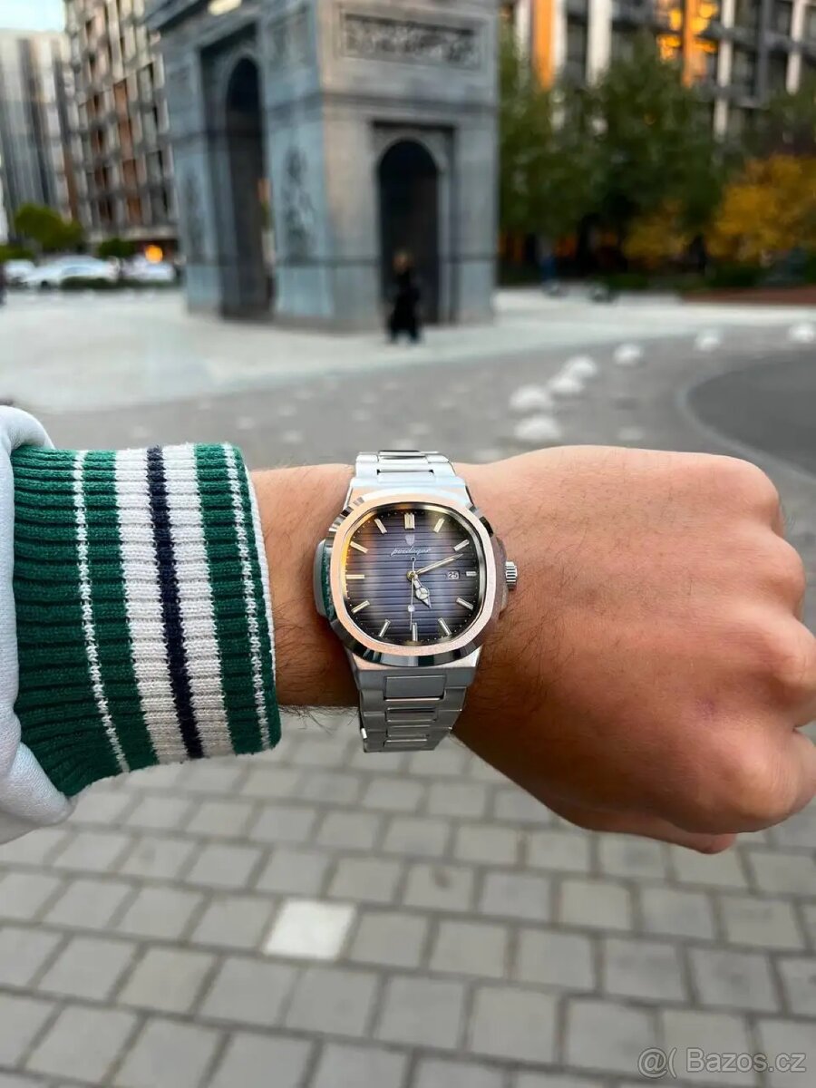 Pánské hodinky Poedagar – model Nautilus 41mm (Ocean Blue)