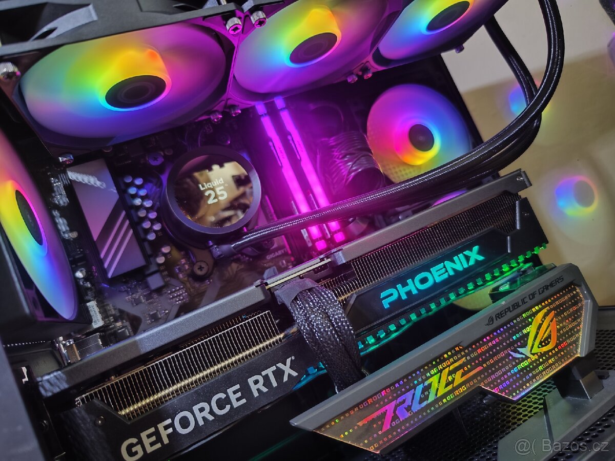 Herní PC: R7 9800x3d, RTX 5080, 64Gb ram DDR5, ZÁRUKA