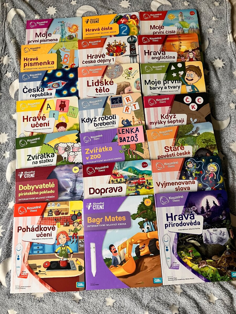 Albi kouzelné čtení tužka/ knihy/ hra/ pexeso