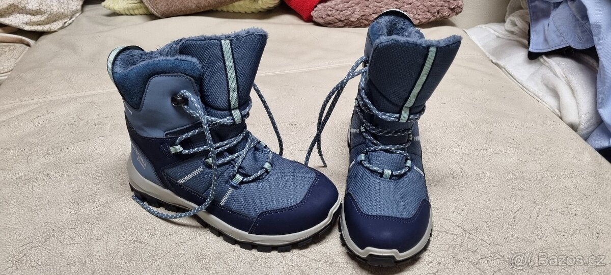 Zimní nepromokavé kotníkové boty Quecha s membránou Waterpro