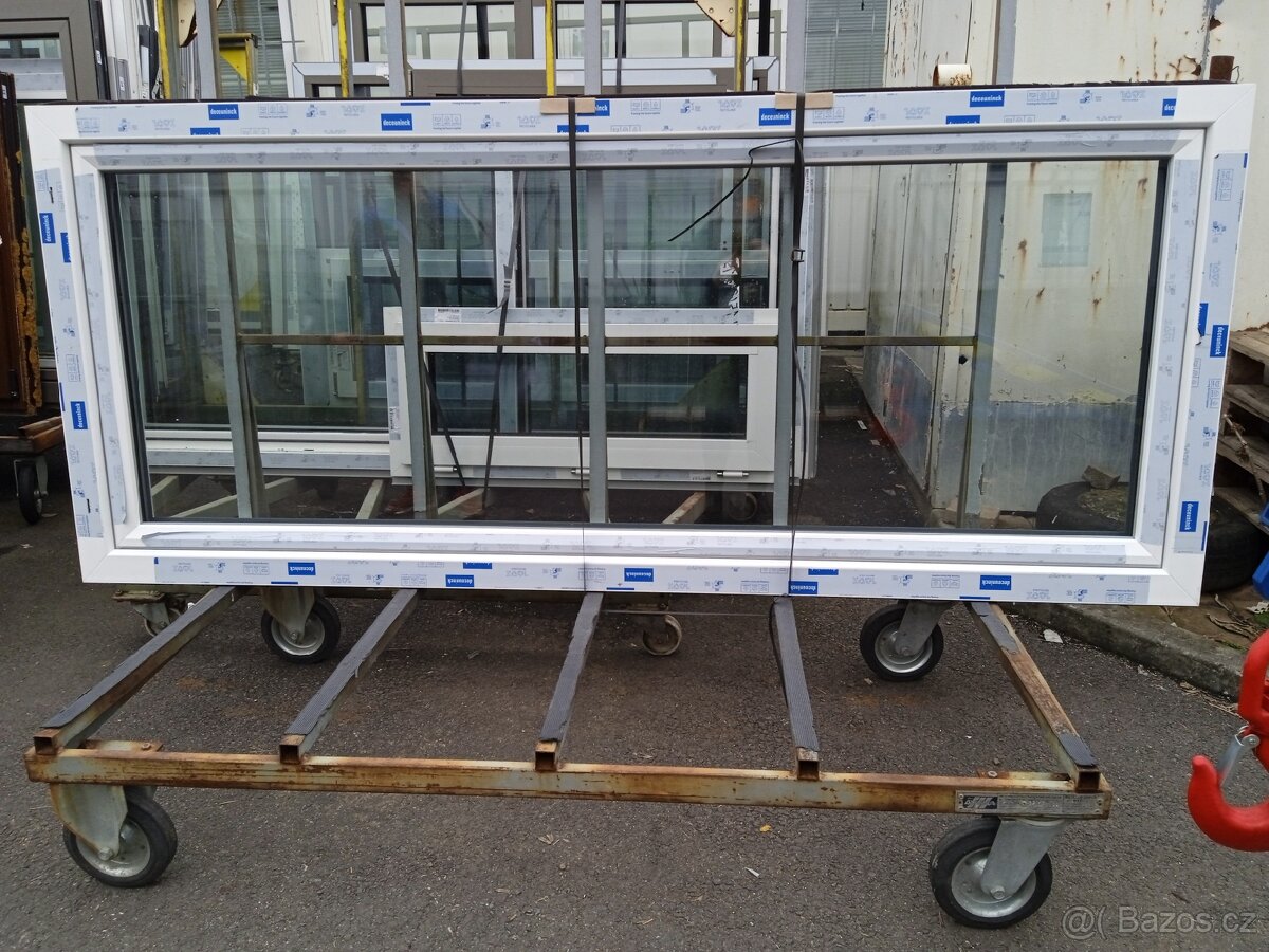 Balkonové dveře pravé, bílé, 2240x950, poz.115