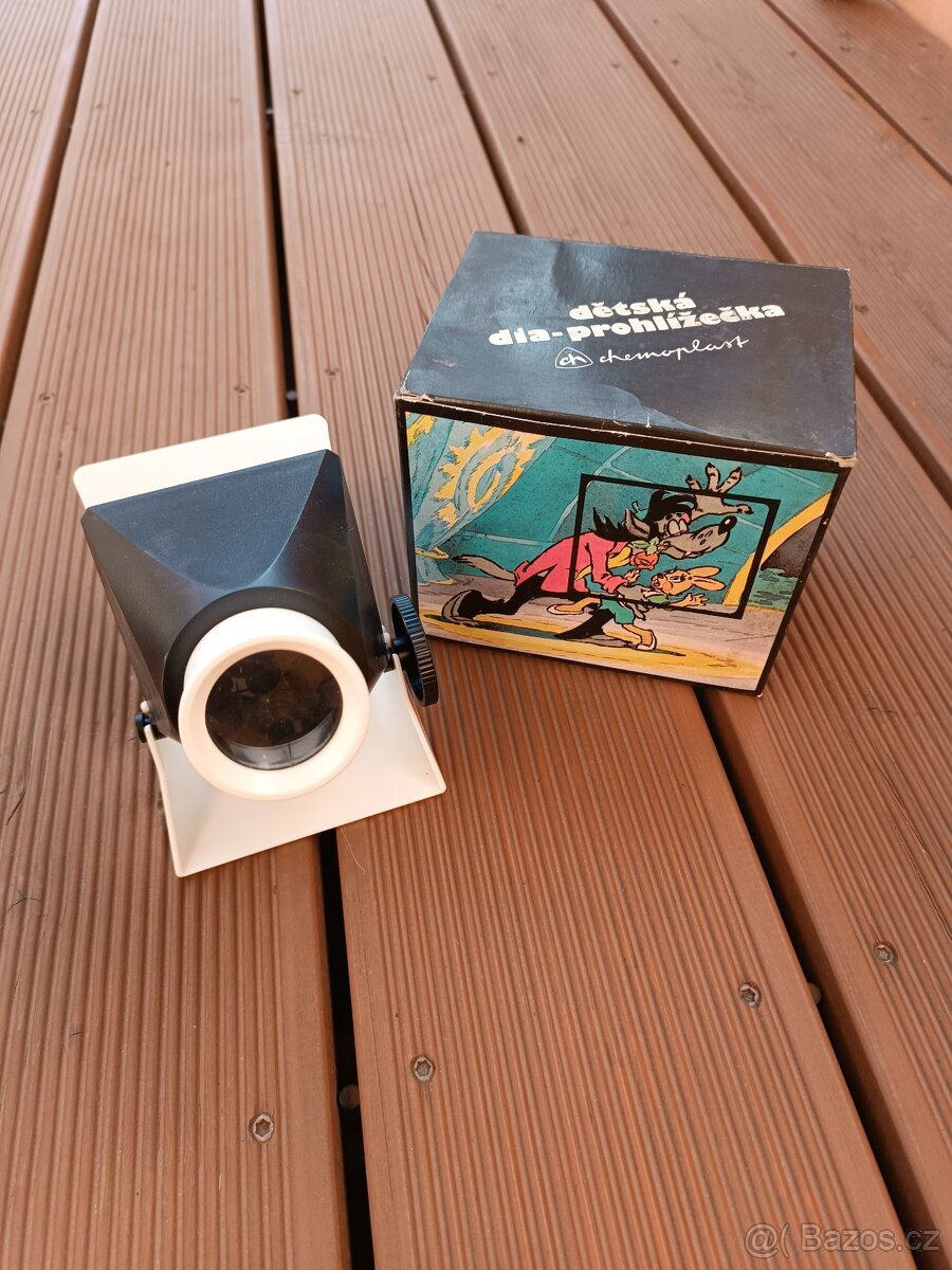 Retro dětská dia prohlížečka