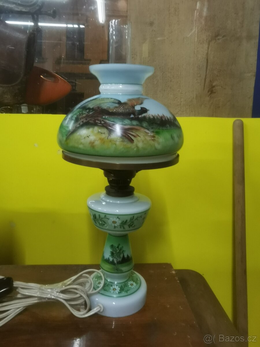 Starožitná lampa.