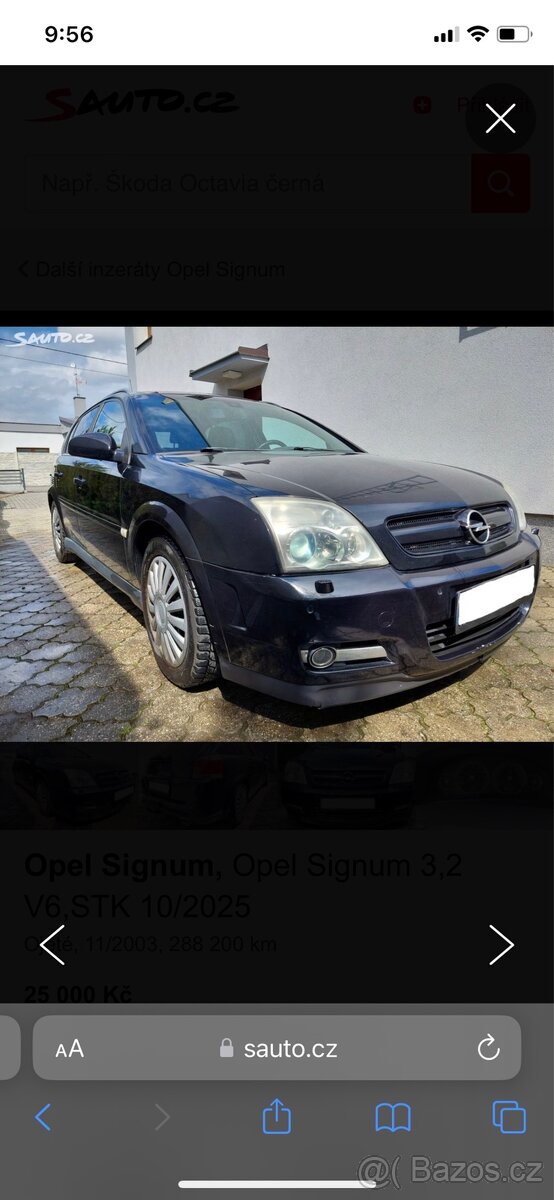 Opel Signum V6 Manual