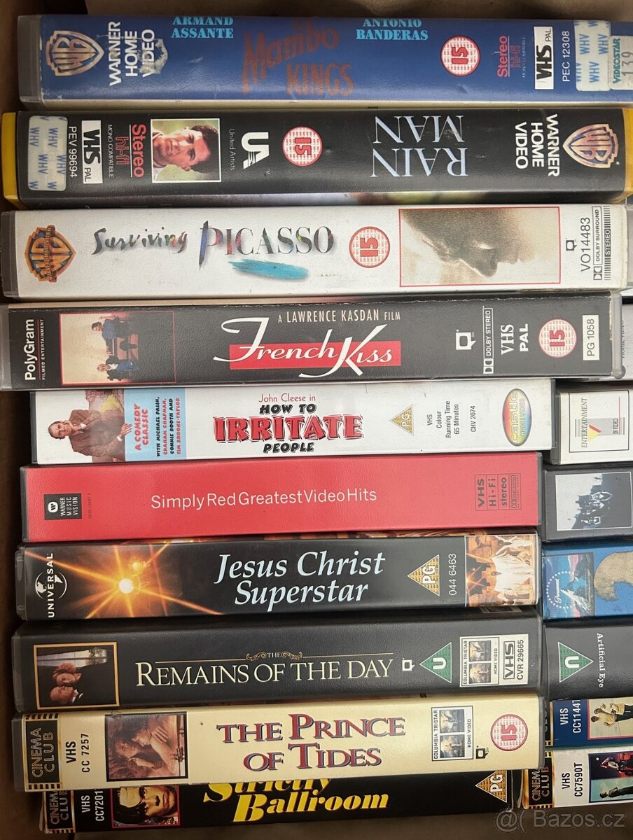 VHS originálky v angličtině
