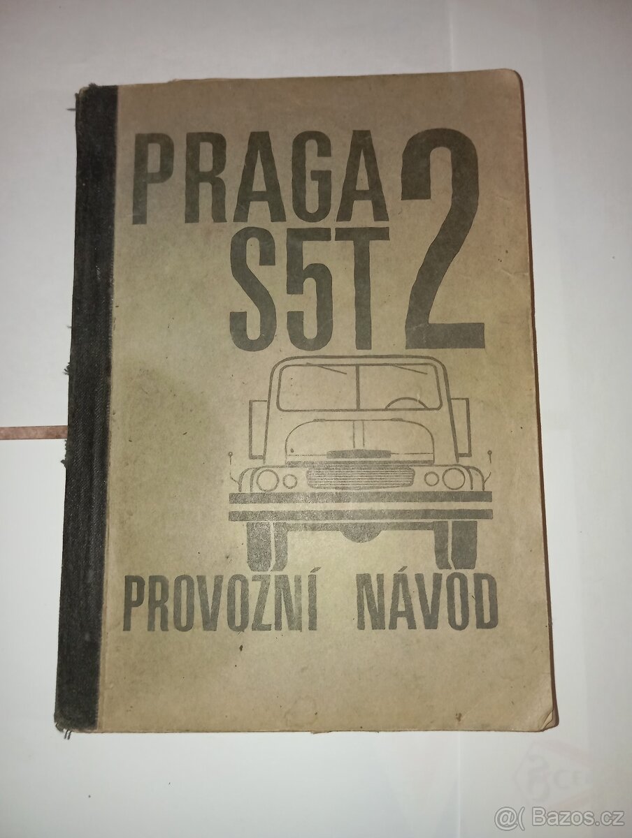 Prodám provozní návod na Praga S5T