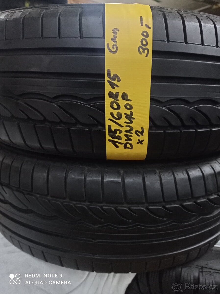 185/60r15 letní Dunlop