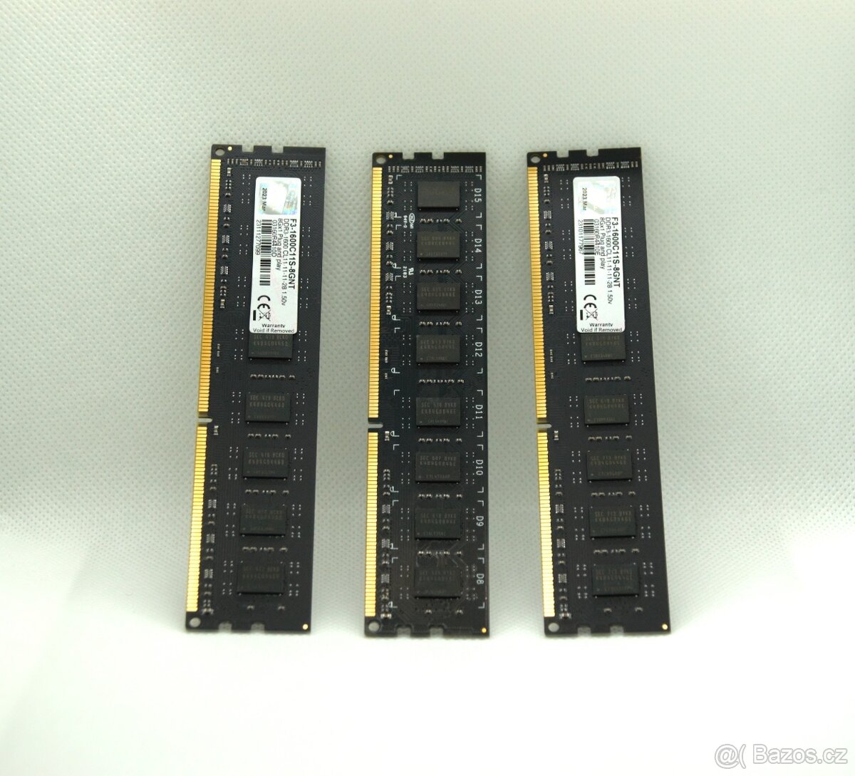 Ramky DDR3 3 x 8 GB, 1600MHZ - nové, v záruce