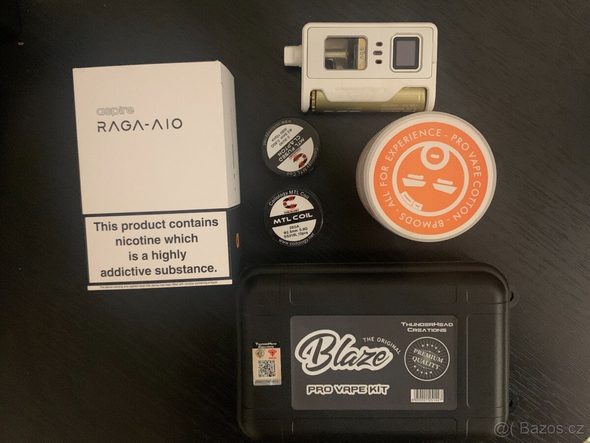Aspire Raga AIO Kit vape + sada nástrojů
