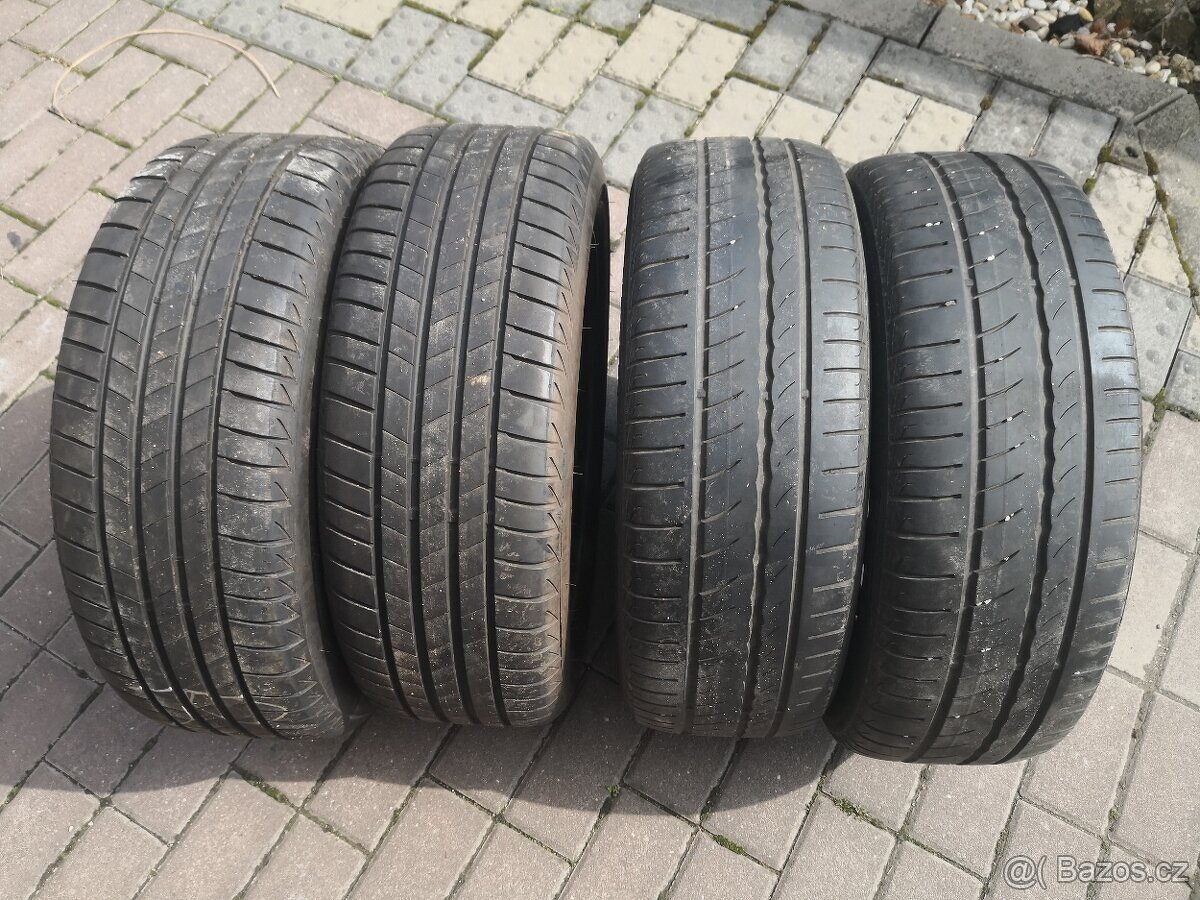 LETNÍ PNEU + DISKY 195/55R15 ŠKODA 15"VW SEAT