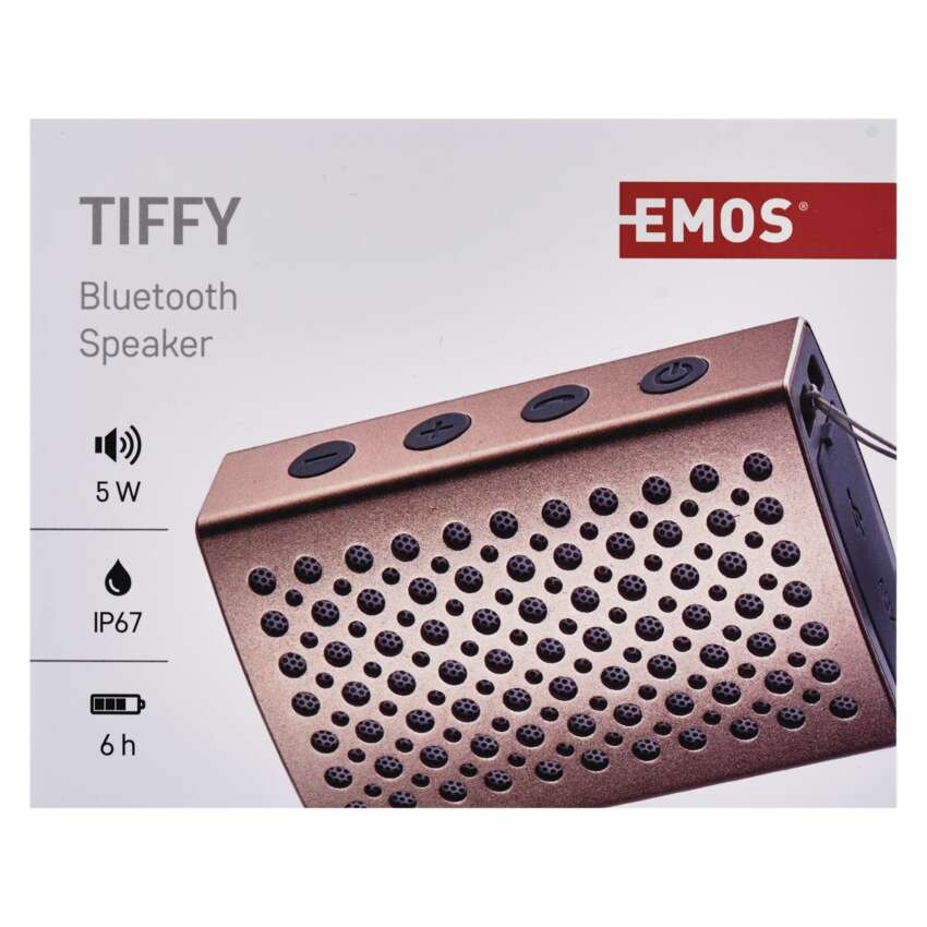 Bluetooth reproduktor Emos Tiffy, šedý