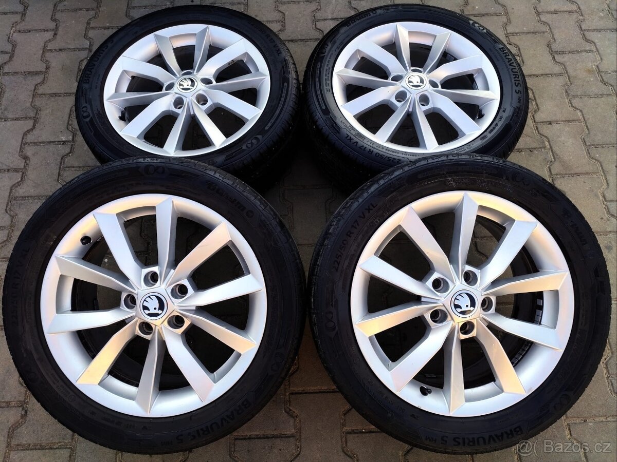 Alu kola originál Škoda Yeti, Octavia Scout 5x112 R17