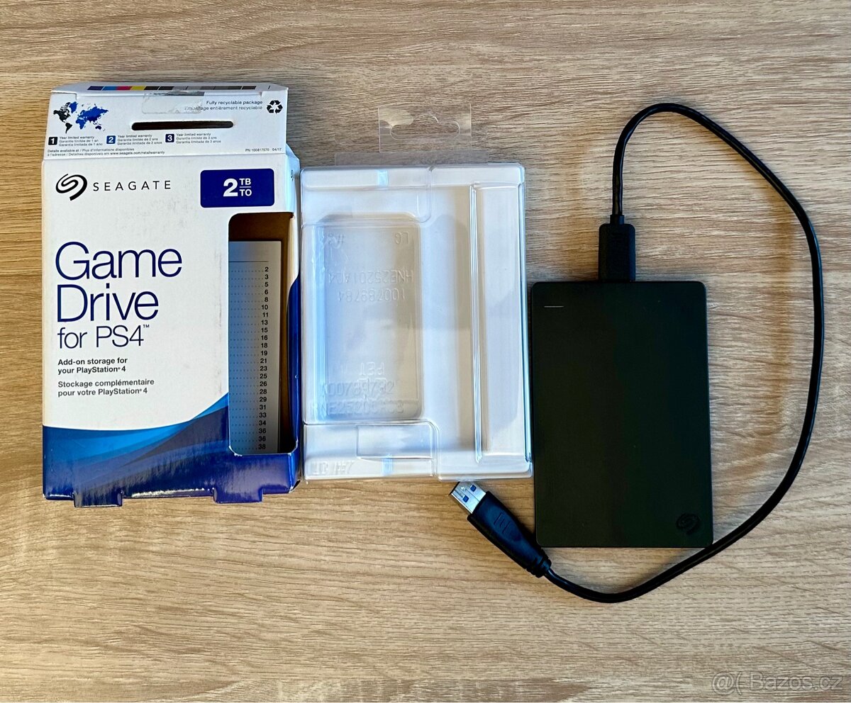 Externí disk Seagate Game Drive for PS4 – 2TB