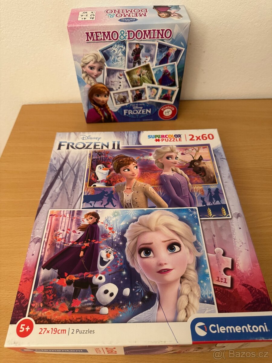 Puzzle a domino/pexeso Frozen