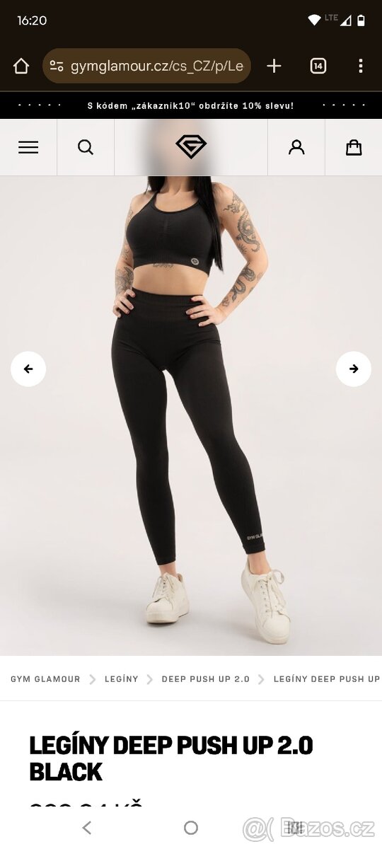 Legíny Gym glamour