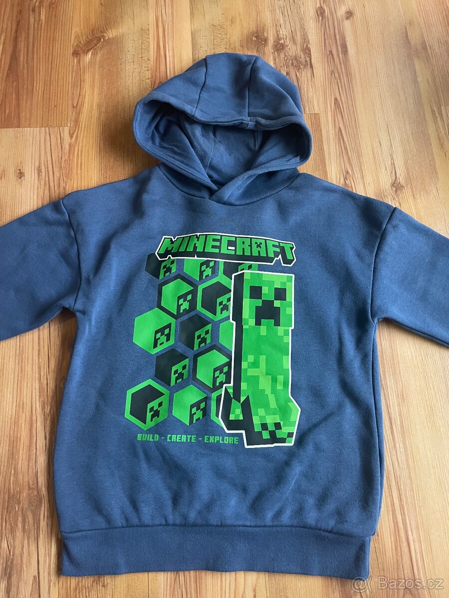 Chlapecka mikina minecraft vel. 134