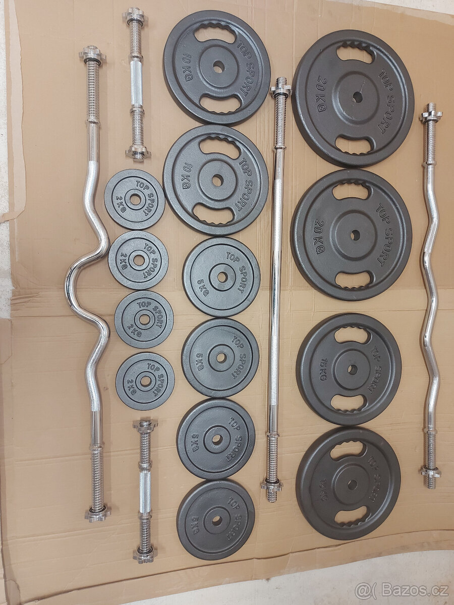 Bicepsová sada 146kg