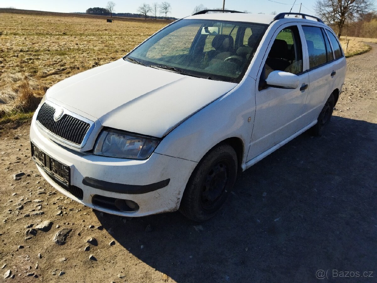 Prodám díly Škoda fabia 1.4TDI, 1.4 MPI, 1.2 HTP