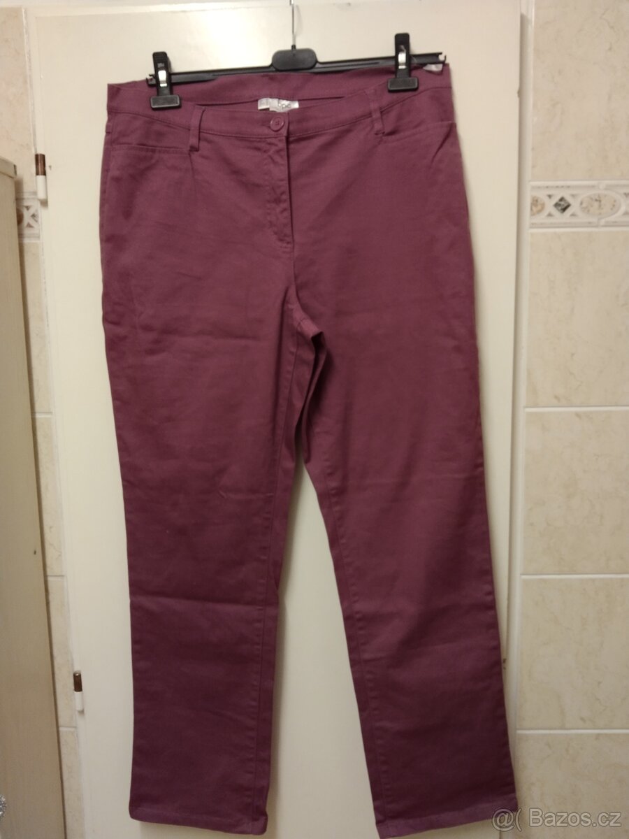 Bonprix dámské bavlněné kalhoty velikost 46.