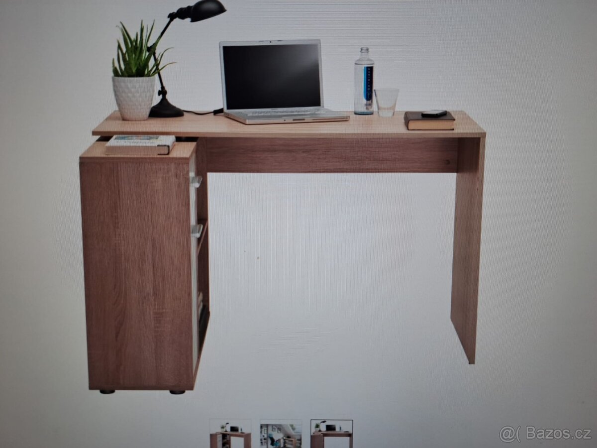 Nový rohový psací stůl.