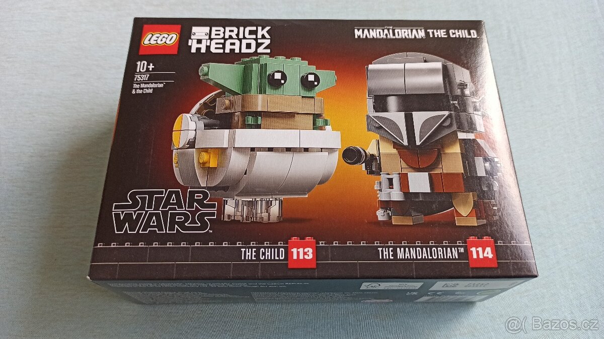 LEGO BrickHeadz 75317 Mandalorian a dítě