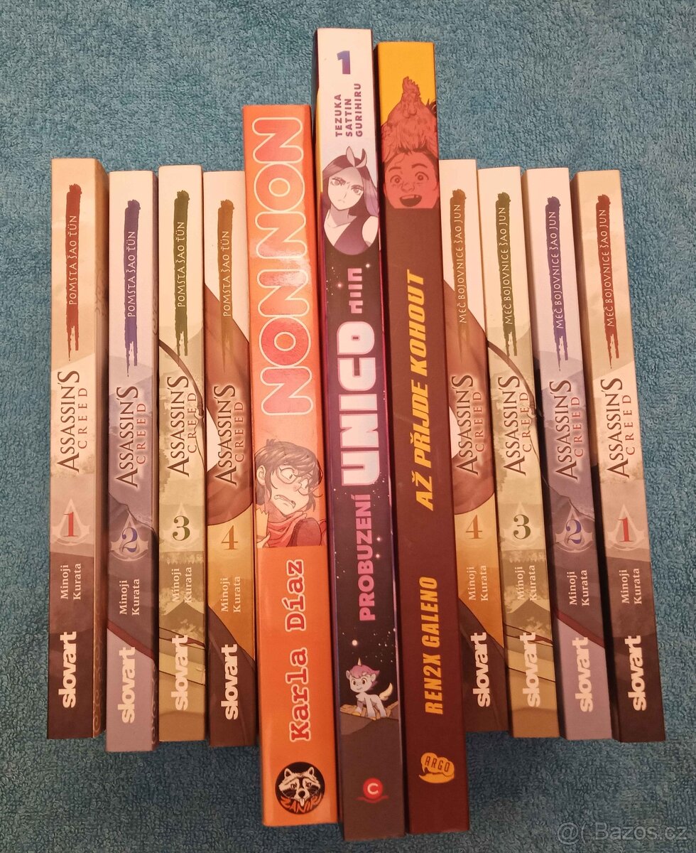 Prodám různé mangy v čj a sk