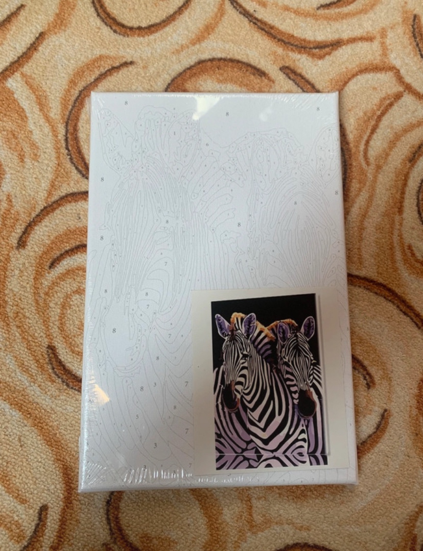 Malování podle čísel – Zebra